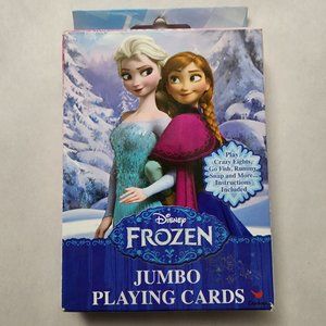 Disney Frozen Jumbo Playing Cards. Play Different Games.